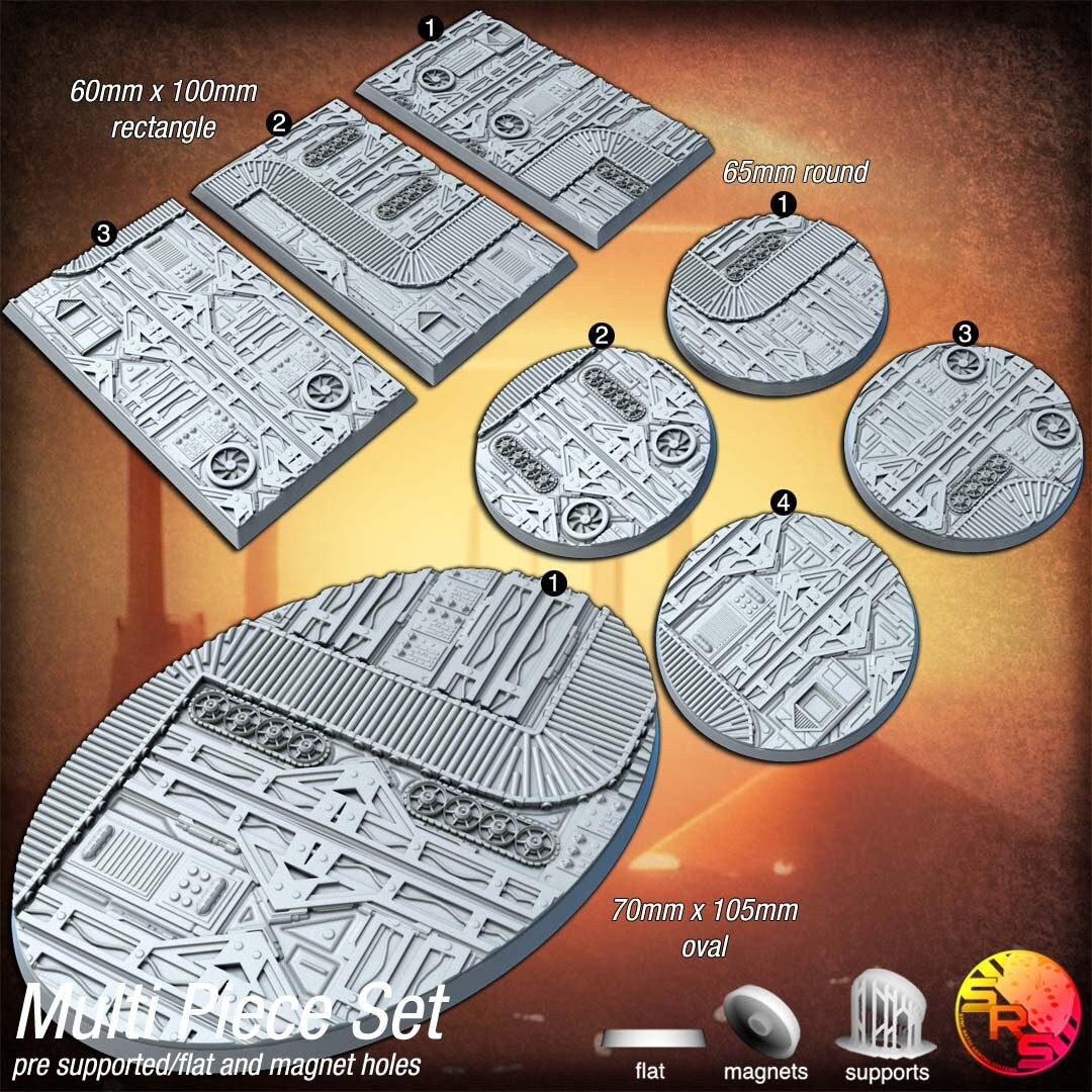 War Factory Bases by Where Legends Stand Miniatures
