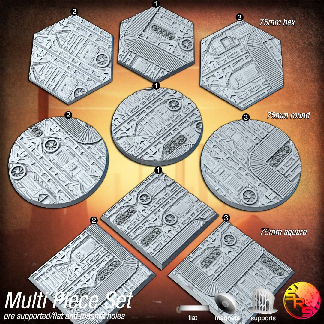 War Factory Bases by Where Legends Stand Miniatures