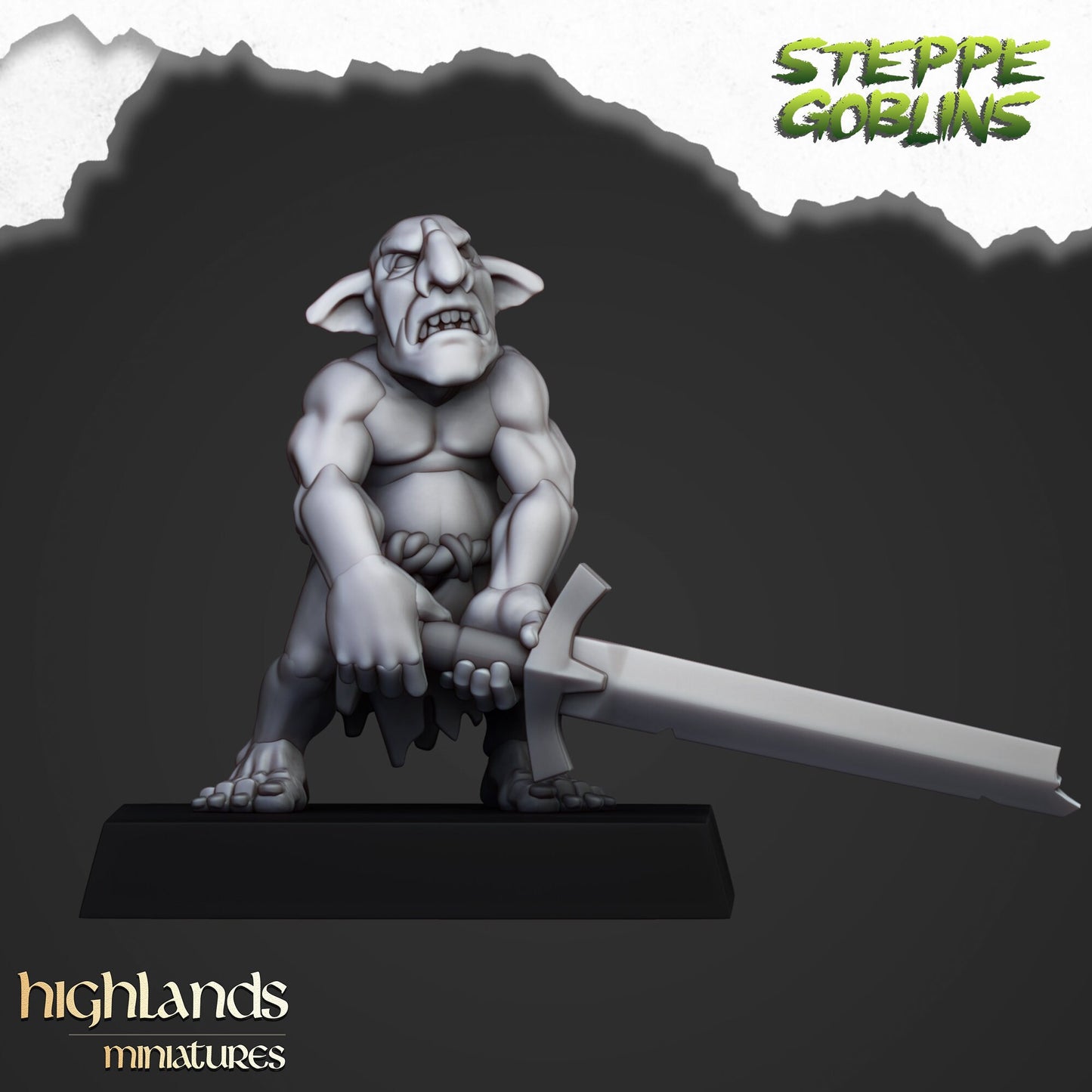 Steppe Gnobler Swarms By Highland Miniatures