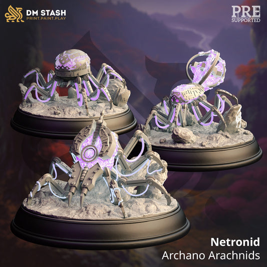 Arcane Arachnids from "Arcane Skies" by DM Stash Miniatures