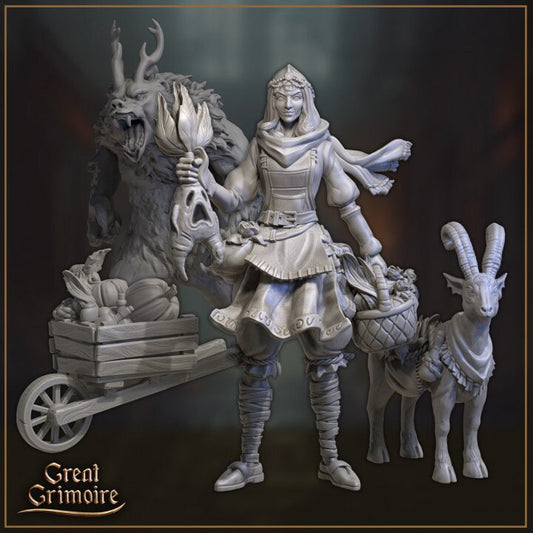 Three-eyed Orchardist from "Merchants of the Mystic Market" by Great Grimoire Miniatures
