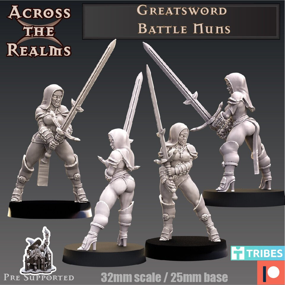 Knights , Nuns and Creatures of the Night by Across the Realms Miniatures