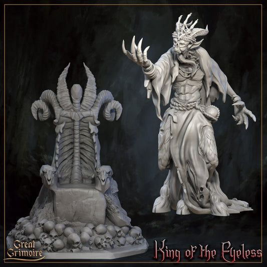 King of the Eyeless from "Horrors of the Underground" by Great Grimoire Miniatures