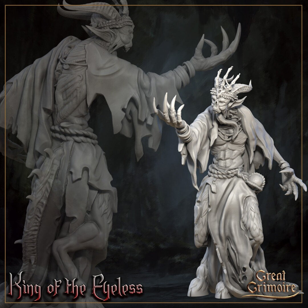 King of the Eyeless from "Horrors of the Underground" by Great Grimoire Miniatures