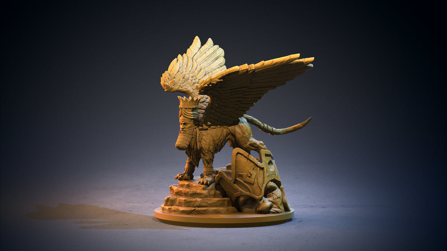 Lamassu from "Arabian Nights" by Clay Cyanide Miniatures