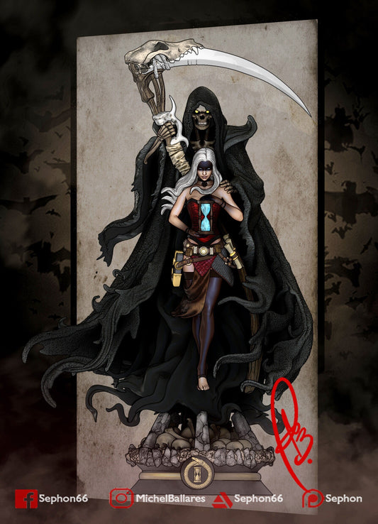 Layers of Time Statue Model Kit by Creative Geek MB