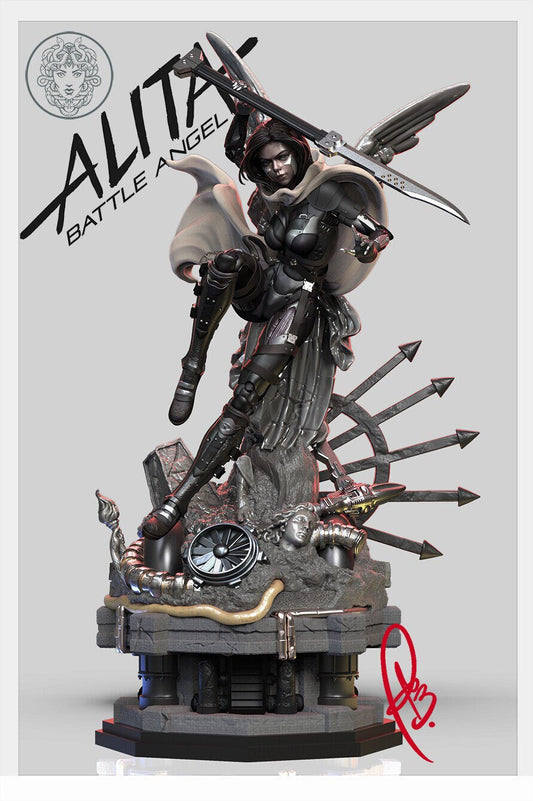 Alita Statue Model Kit by Creative Geek MB