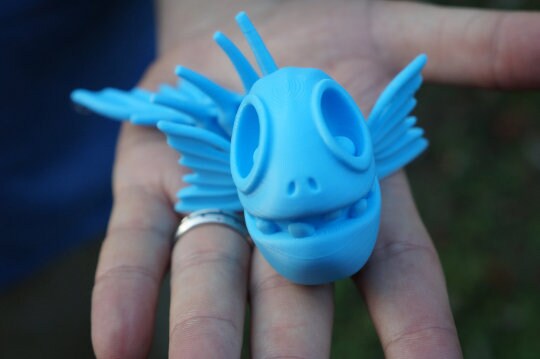 Bone Fish Articulated Toy by Flexi Factory