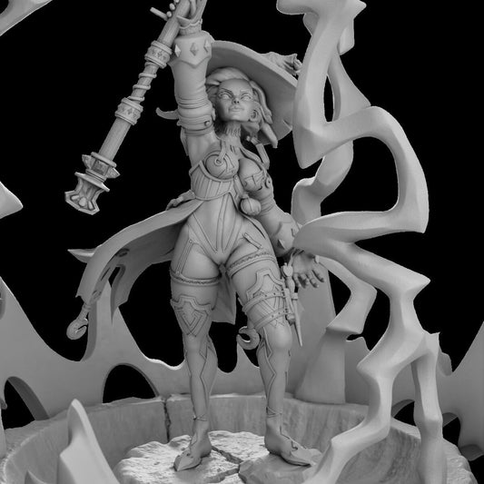 Call the Lightning Sorceress by Secret Forge Miniatures