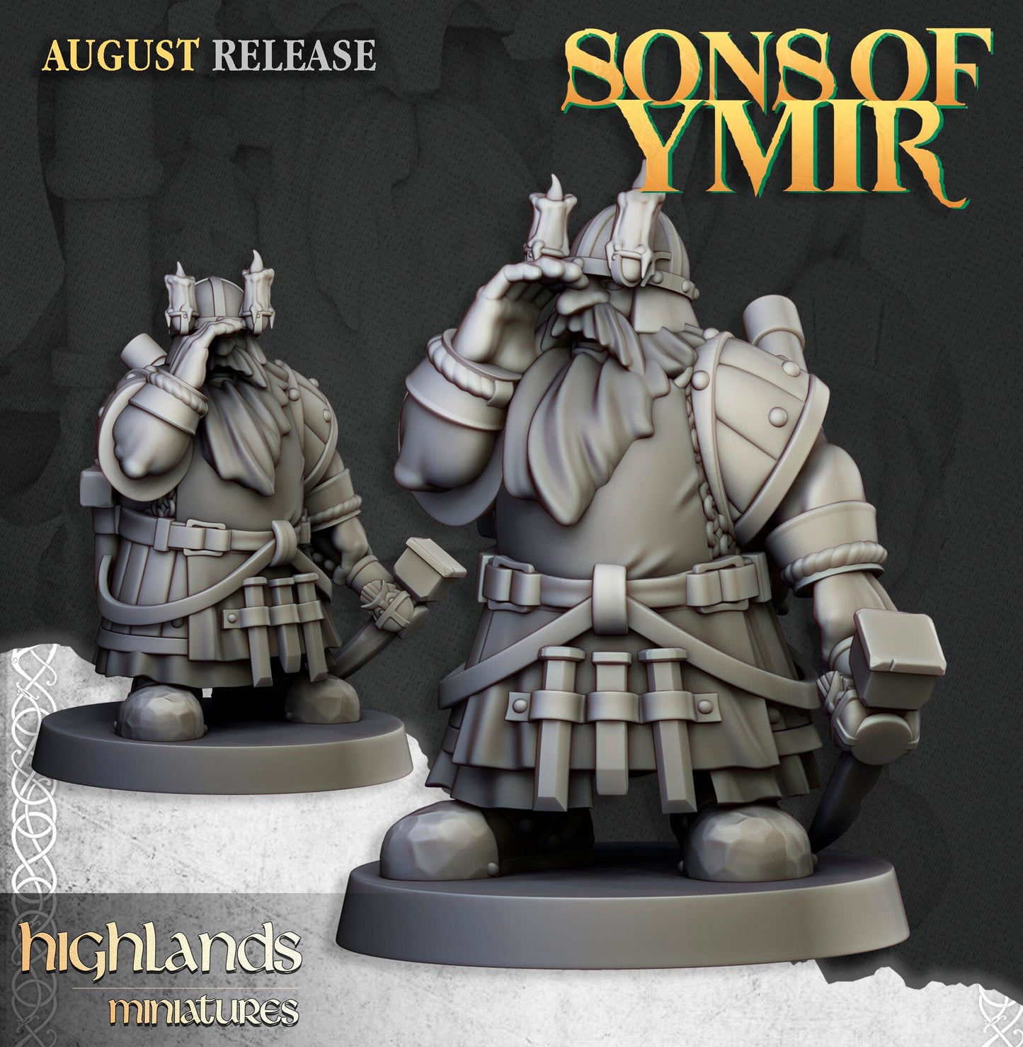Dwarf Miners Unit by Highland Miniatures
