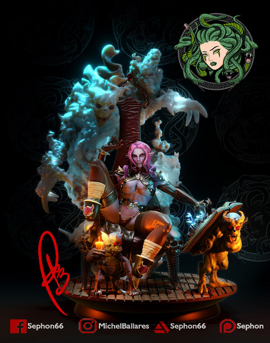 Summoner of Spirits Statue Model Kit by Creative Geek MB