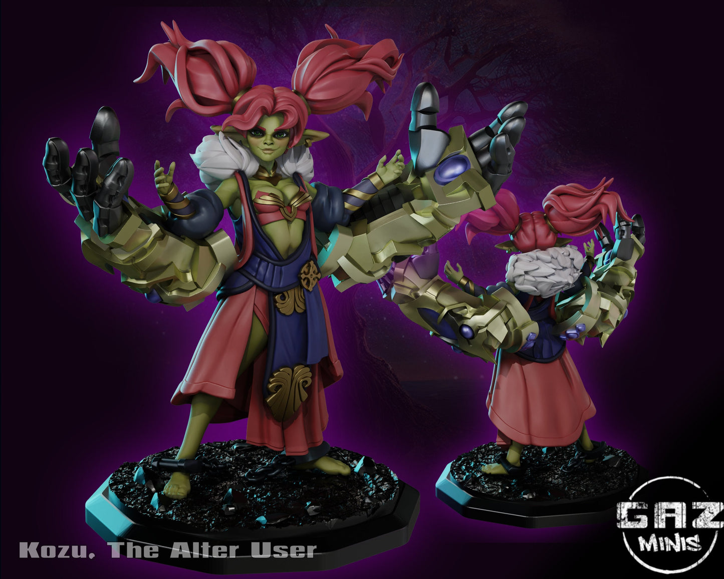 Kozu Alter User from Goblin Fury by Gaz Pin up Miniatures
