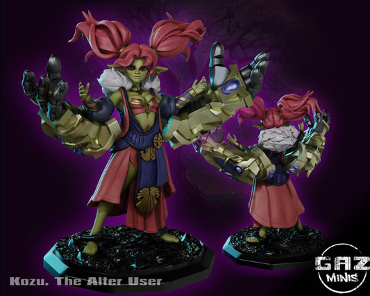 Kozu Alter User from Goblin Fury by Gaz Pin up Miniatures