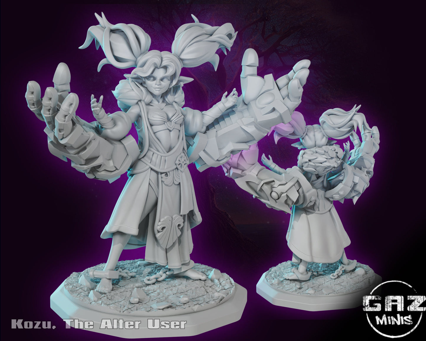 Kozu Alter User from Goblin Fury by Gaz Pin up Miniatures