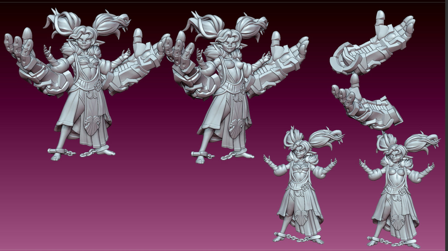 Kozu Alter User from Goblin Fury by Gaz Pin up Miniatures