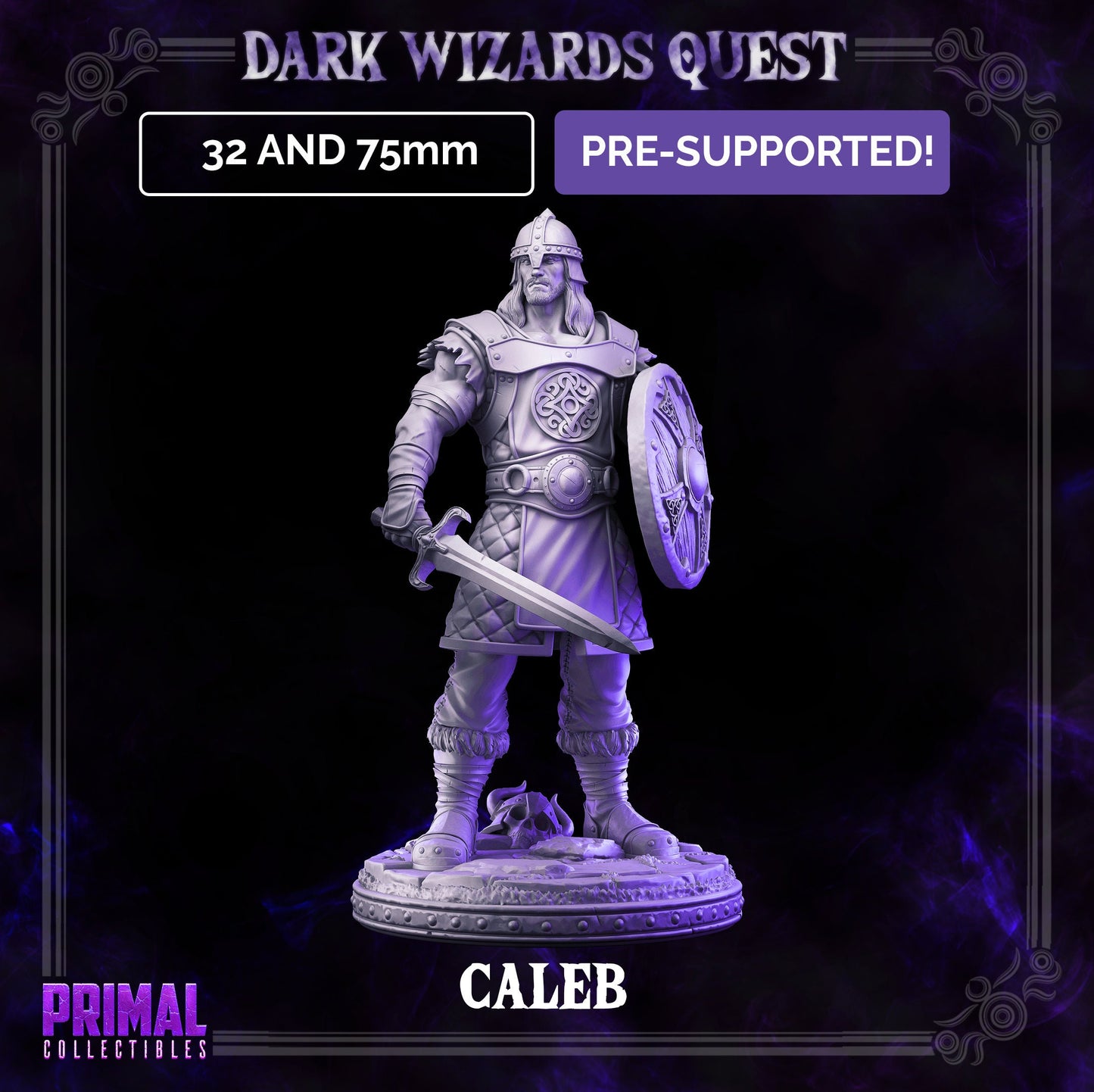 Caleb Scout Mercenary from "Dark Wizards" by Primal Collectibles Miniatures