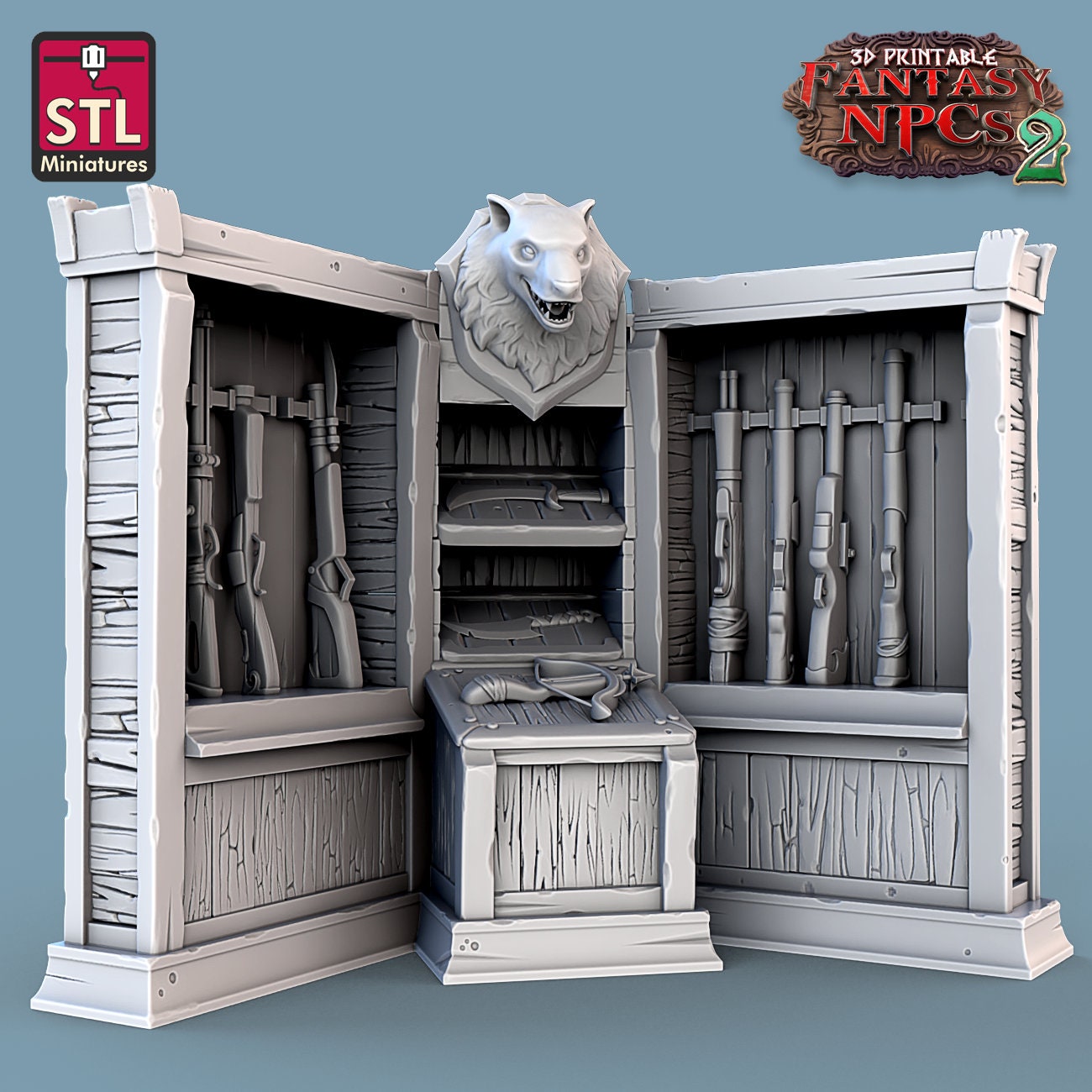 Trophy Hunters Set by STL Miniatures