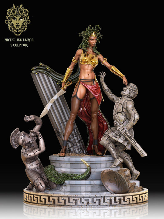 Medusa Statue Model Kit by Creative Geek MB