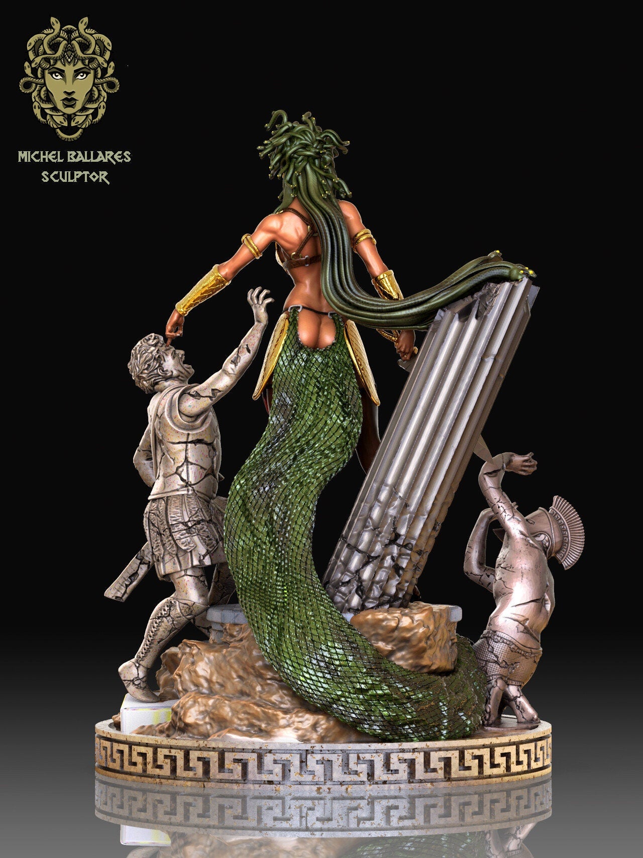 Medusa Statue Model Kit by Creative Geek MB