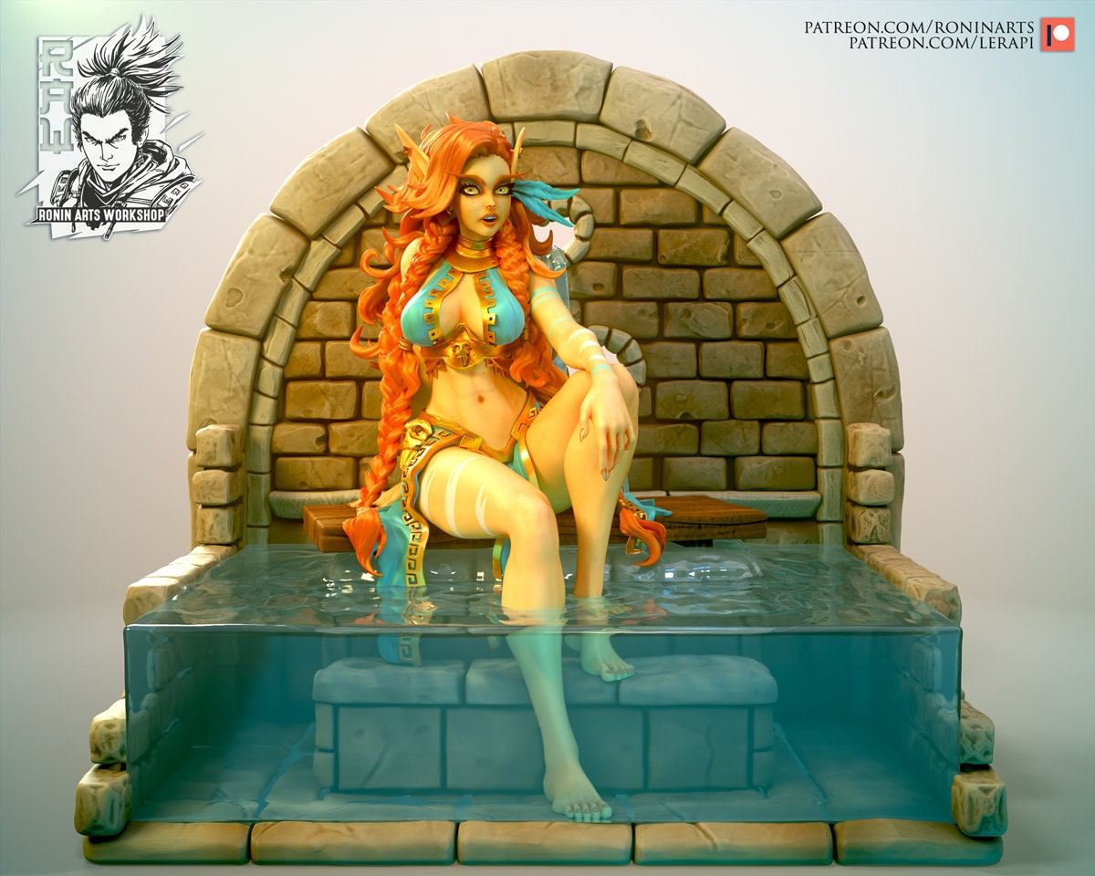 Kizandi Pin Up Model Kit by Ronin Arts Workshop