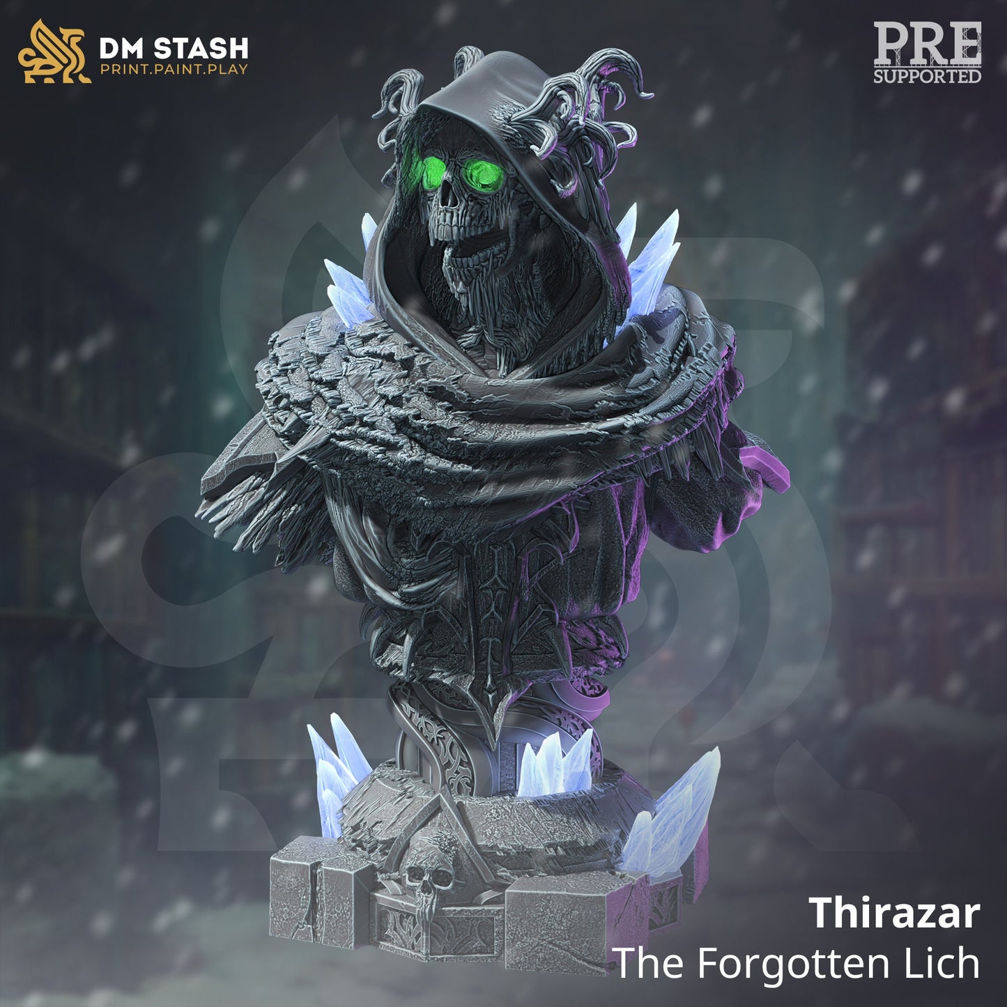 The Forgotten Lich from "The Thawing Dead" by DM Stash Miniatures