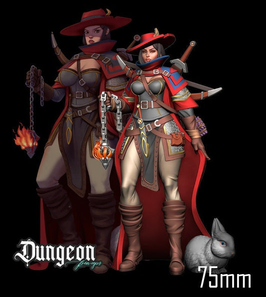 Inquisitor from Dungeon Pin Ups by RN Estudio Miniatures