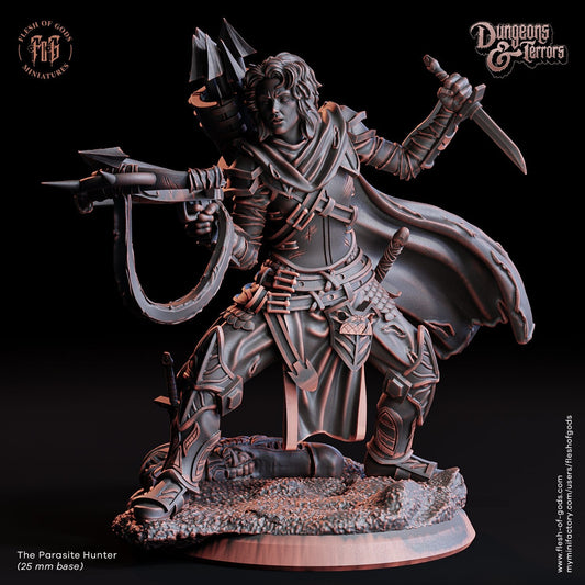 The Parasite Hunter from "Dungeons & Terrors" by Flesh of Gods Miniatures