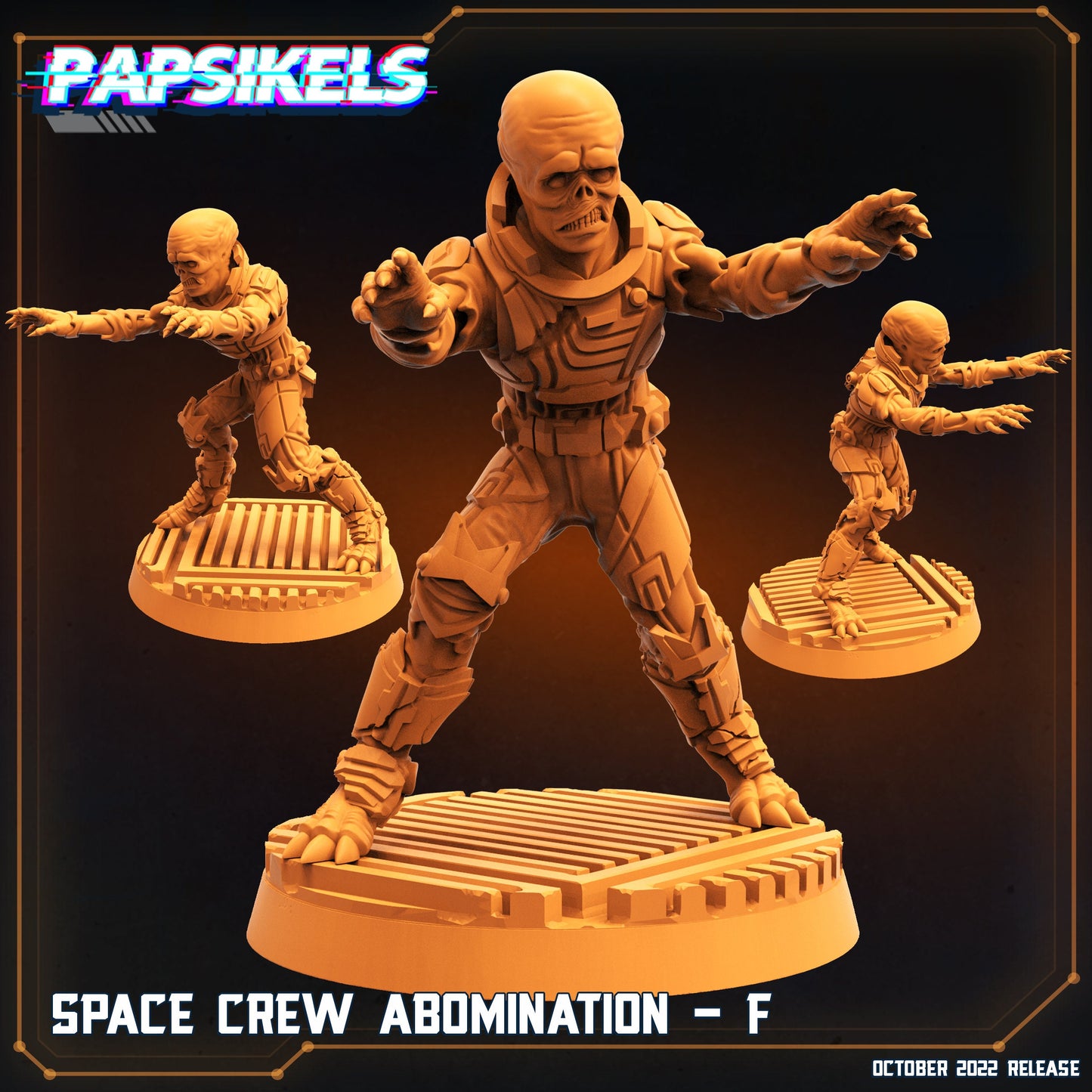 Space Crew Abomination by Papsikels Miniatures