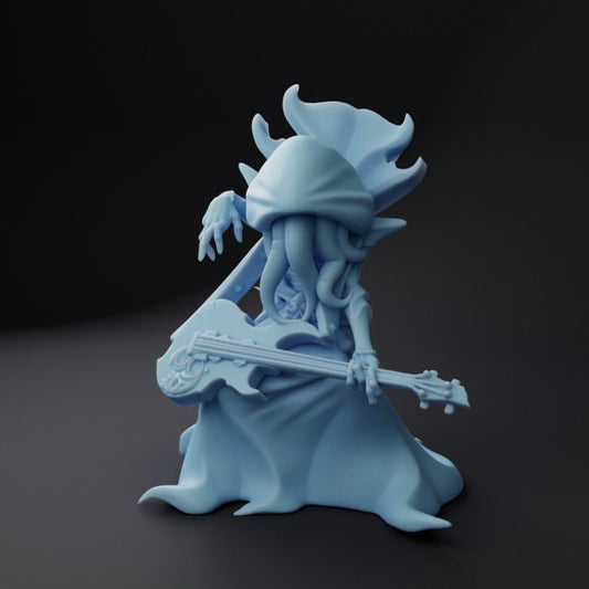 Loknaroth Mindflayer Bard from Tavern Rock Bands by Twin Goddess Miniatures