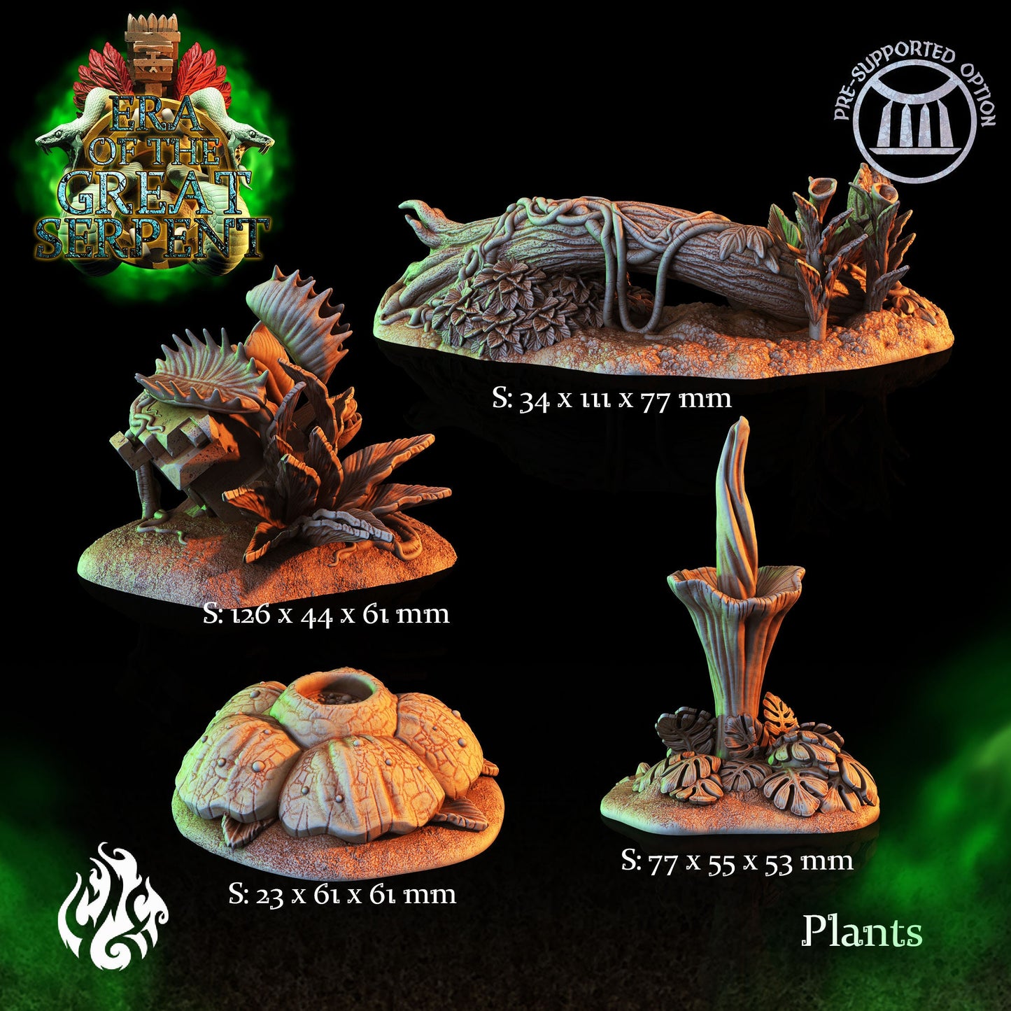 Terrain and Props from Era of the Great Serpent by Crippled God Foundry Miniatures