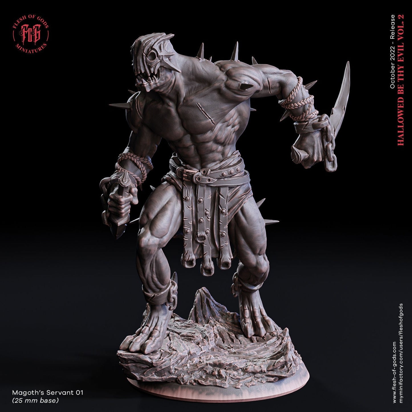 Magoth's Servant from "Hallowed be thy Evil 2" by Flesh of Gods Miniatures