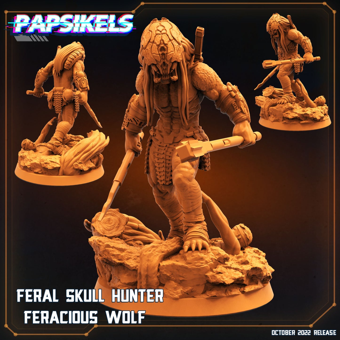Feral Skullhunters by Papsikels Miniatures