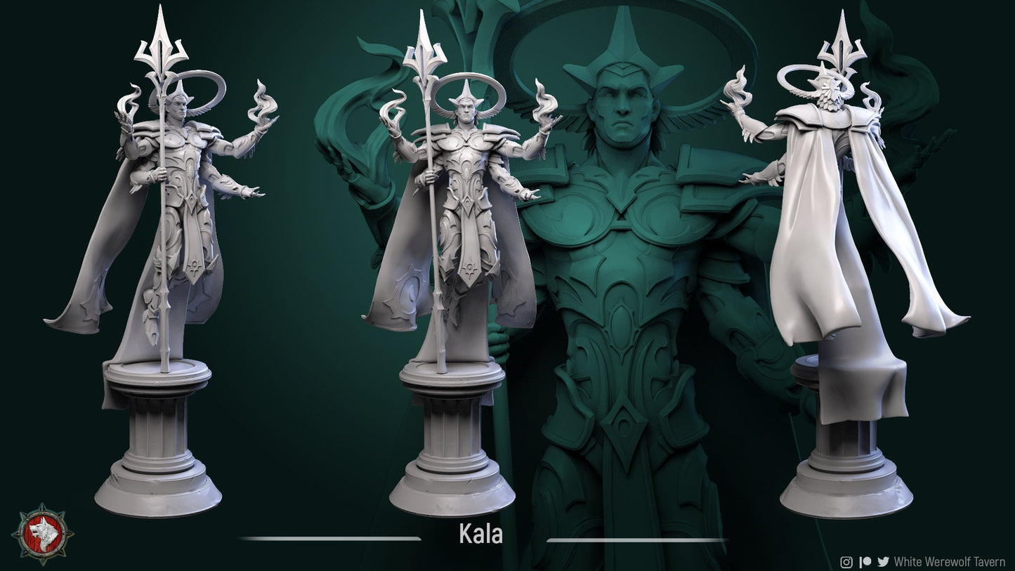 Kala the Punishing Judge from "Heavenly Justice" by White Werewolf Tavern Miniatures
