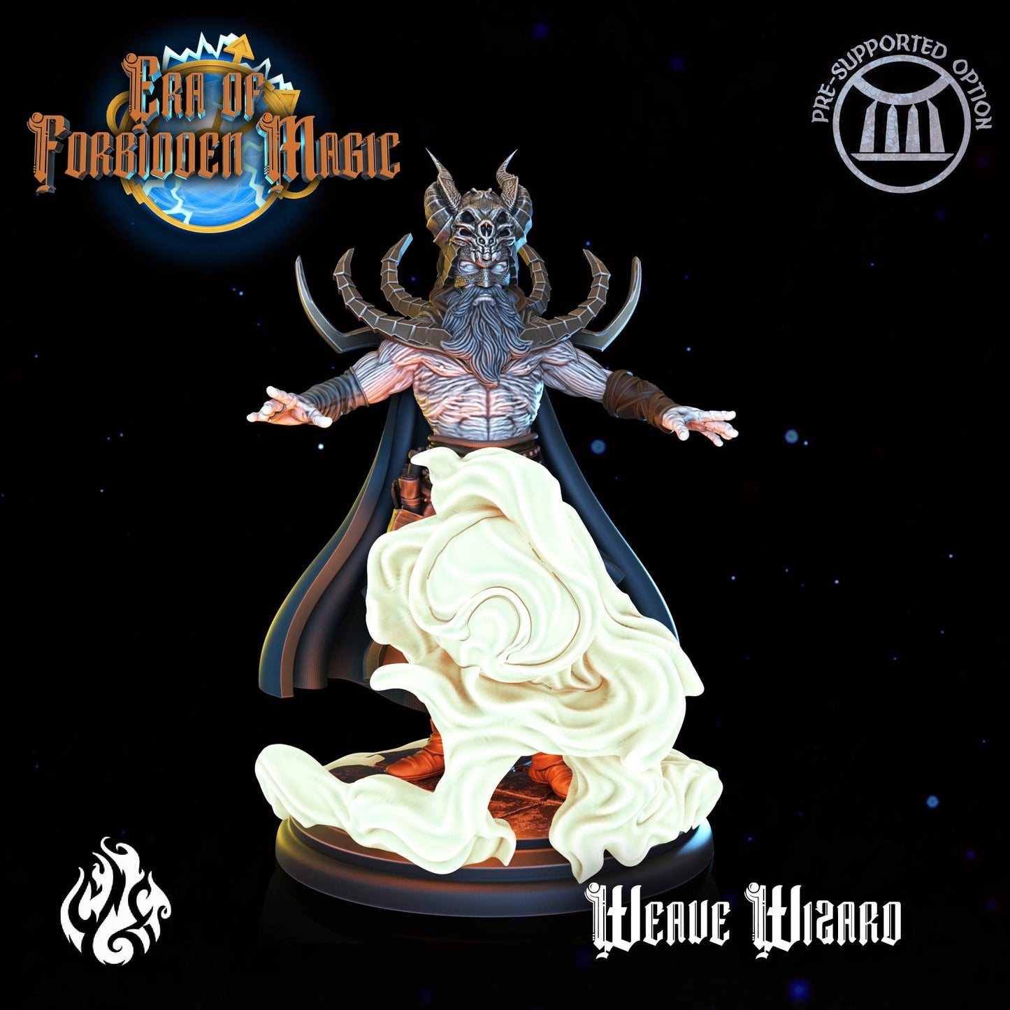 Weave Wizards from "Era of Forbidden Magic" by Crippled God Foundry Miniatures
