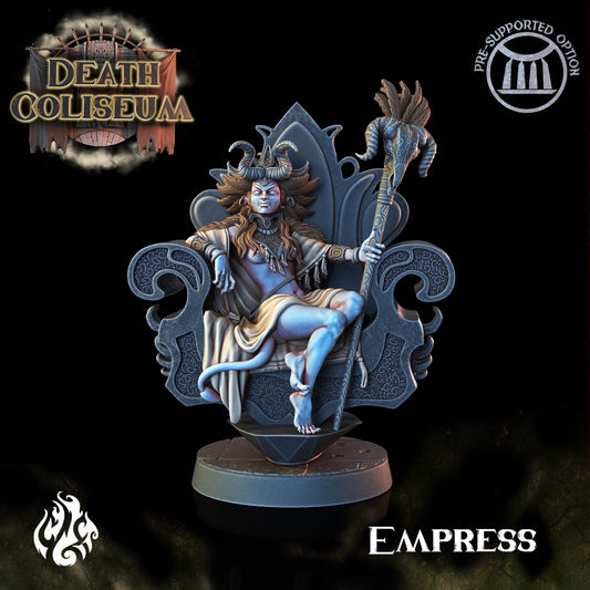 Empress from "Death Coliseum" by Crippled God Foundry Miniatures
