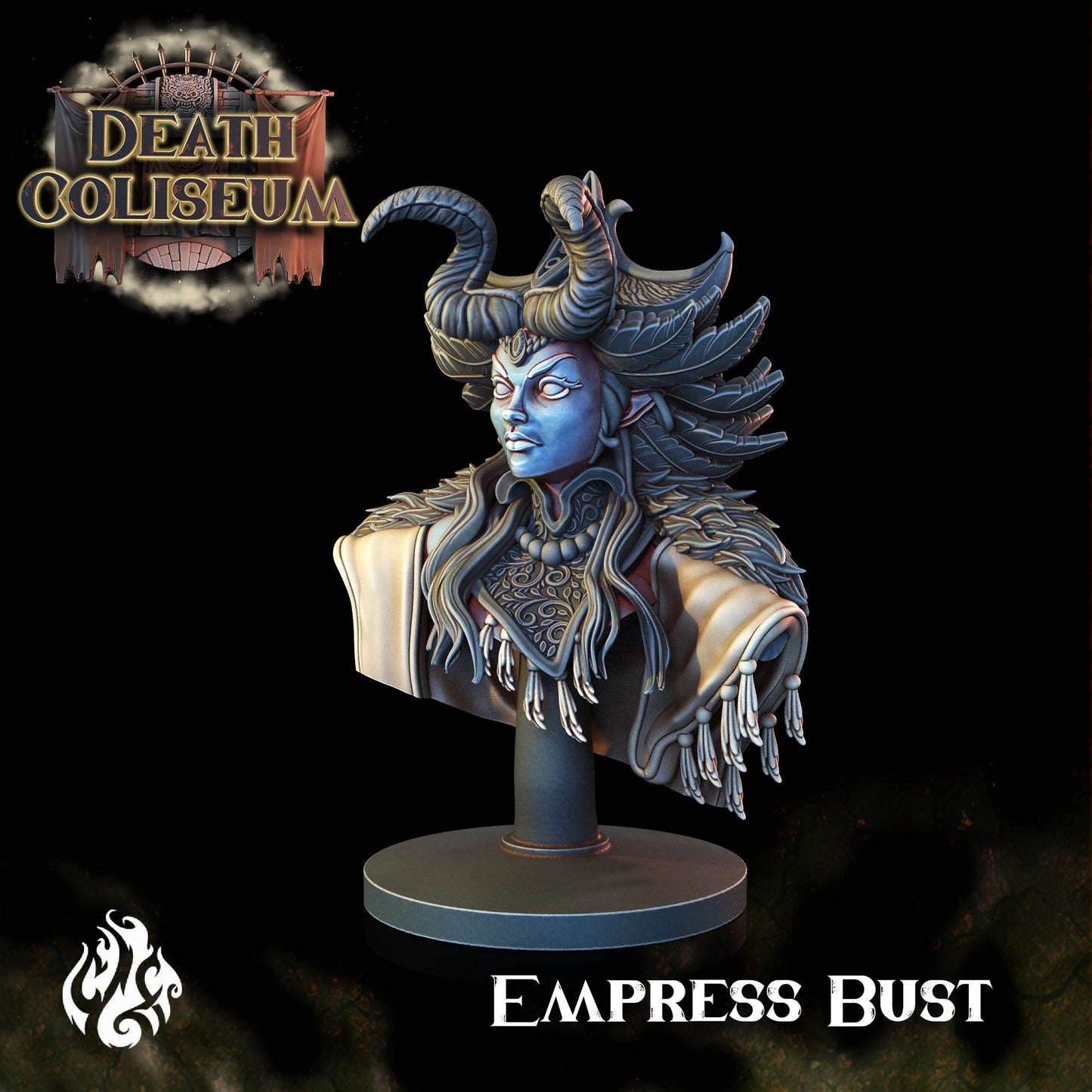 Empress from "Death Coliseum" by Crippled God Foundry Miniatures
