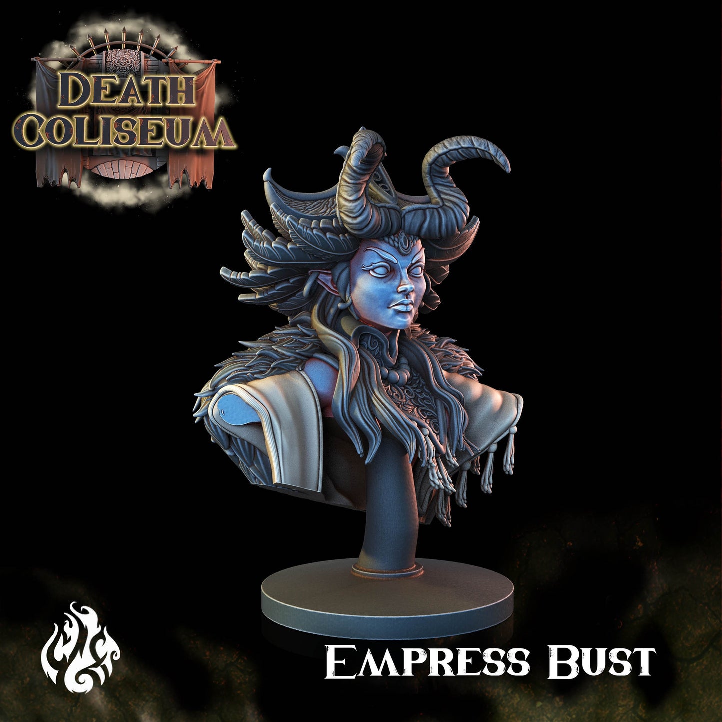 Empress from "Death Coliseum" by Crippled God Foundry Miniatures