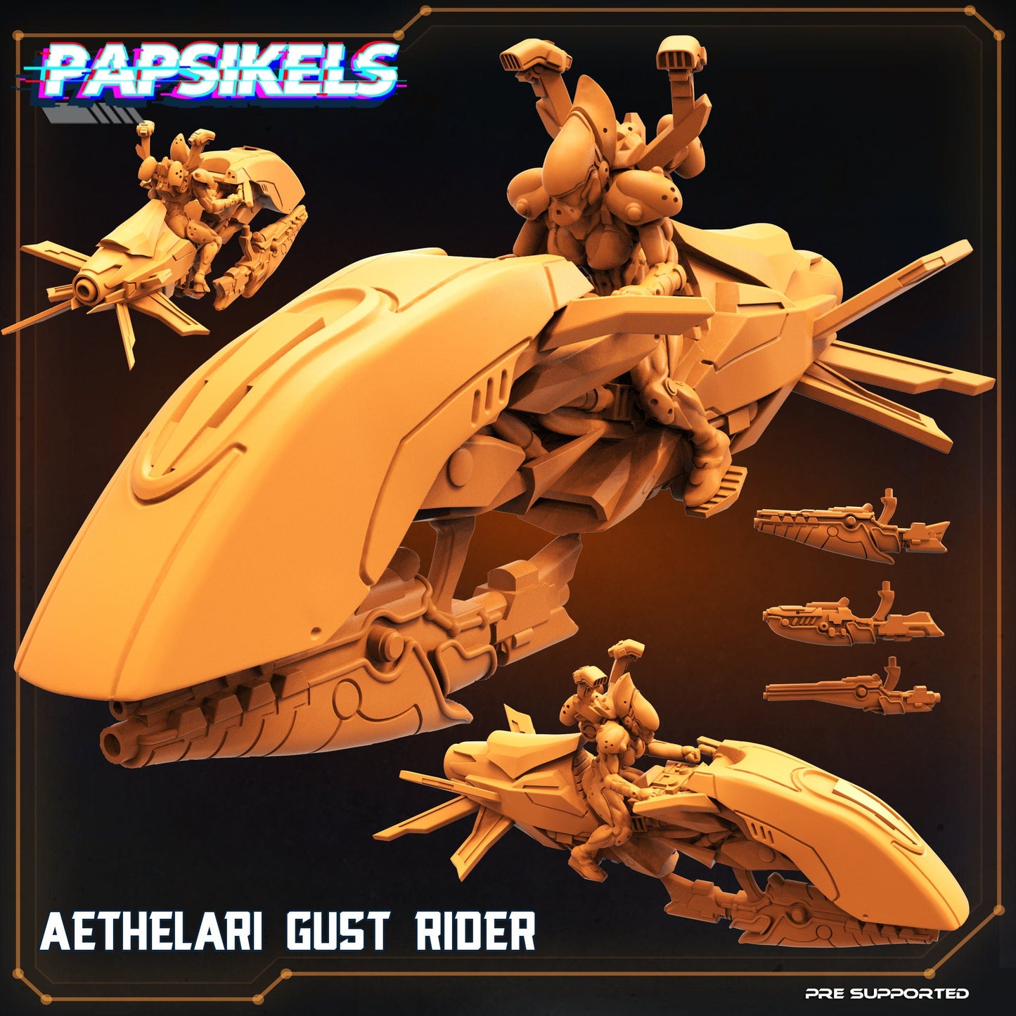 Aethelari Gust Rider by Papsikels Miniatures