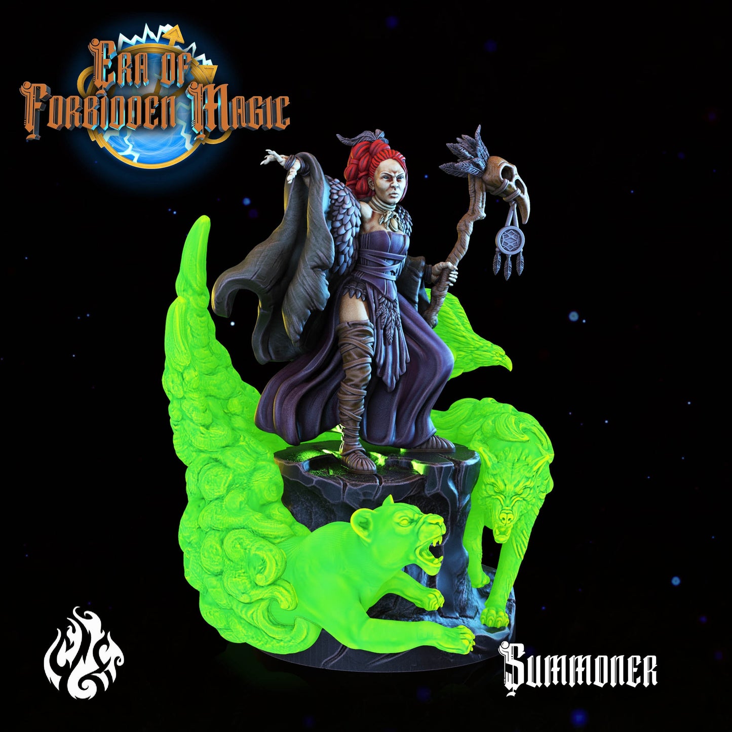 Summoner from "Era of Forbidden Magic" by Crippled God Foundry Miniatures