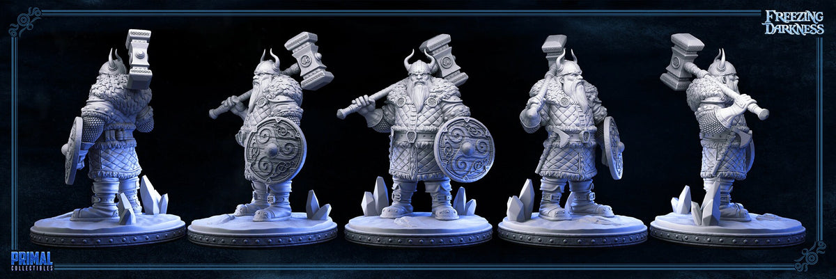 Miniature Argith Dwarf Argis Ironberg by Primal Collectibles Miniatures – Mcgavin Miniatures