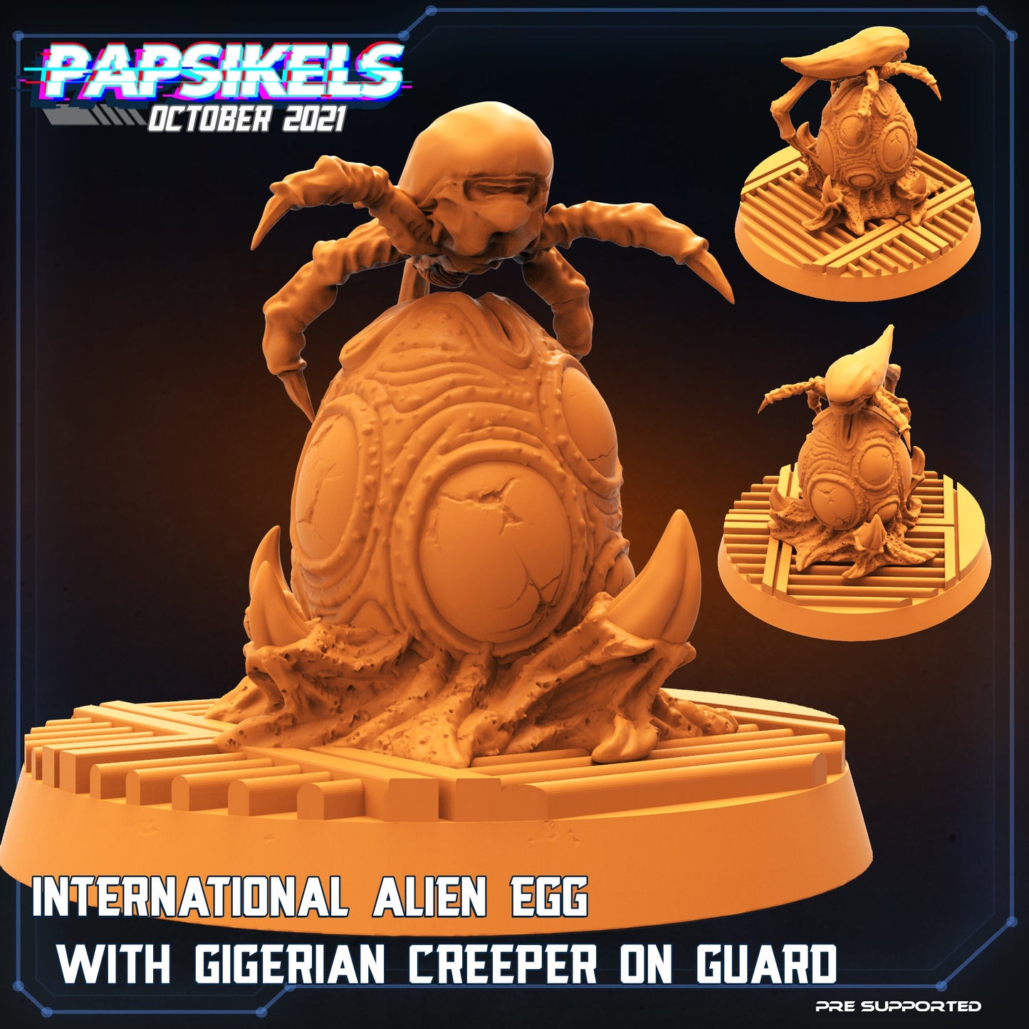 International Alien Eggs by Papsikels Miniatures