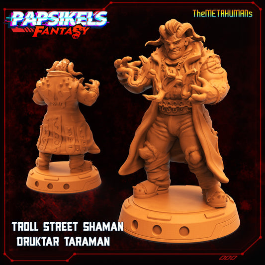 Troll Street Shaman from "Metahuman" by Papsikels Miniatures