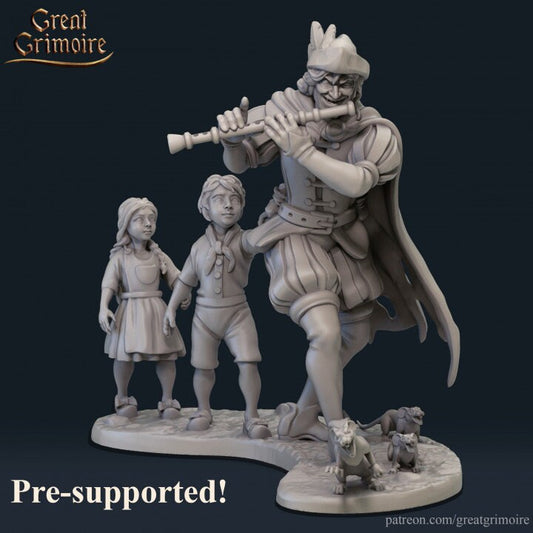 Pied Piper from "Grimm Tales" by Great Grimoire Miniatures RPG