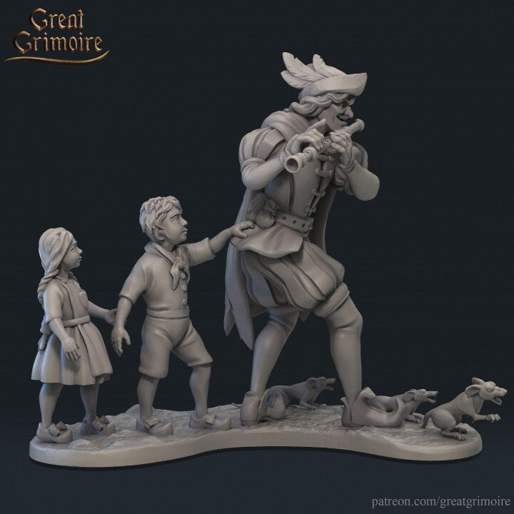 Pied Piper from "Grimm Tales" by Great Grimoire Miniatures RPG