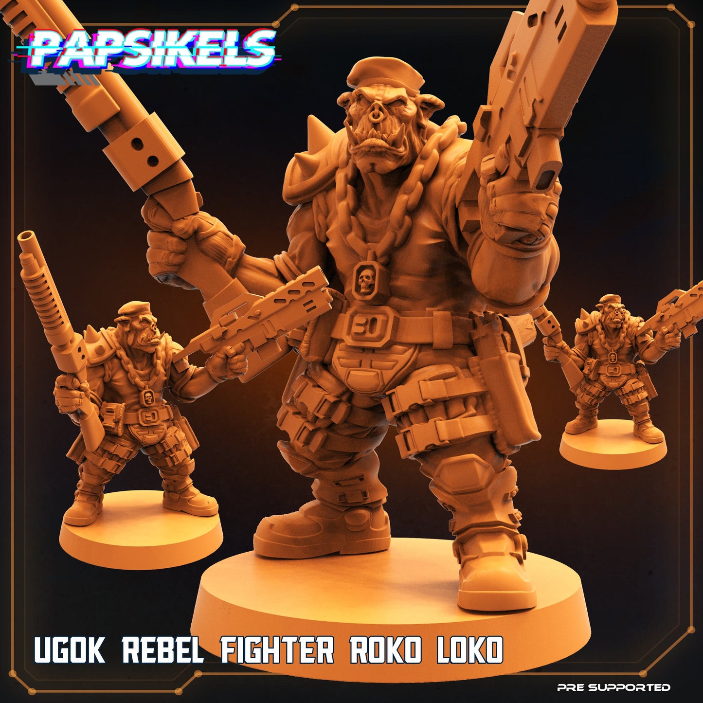 Ugok Rebel Fighters from "Dropship Troopers" by Papsikels Miniatures