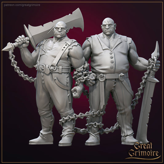Inseparable Twins from "Alice in Nightmareland" by Great Grimoire Miniatures