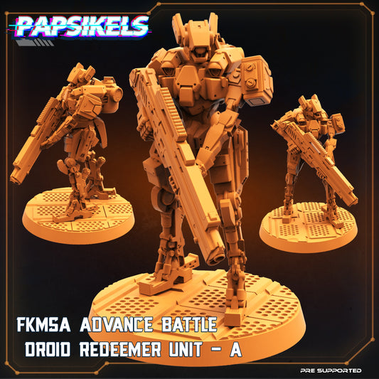 FKMSA Advance Battle Droid Redeemer Unit by Papsikels Miniatures SCIFI Stargrave