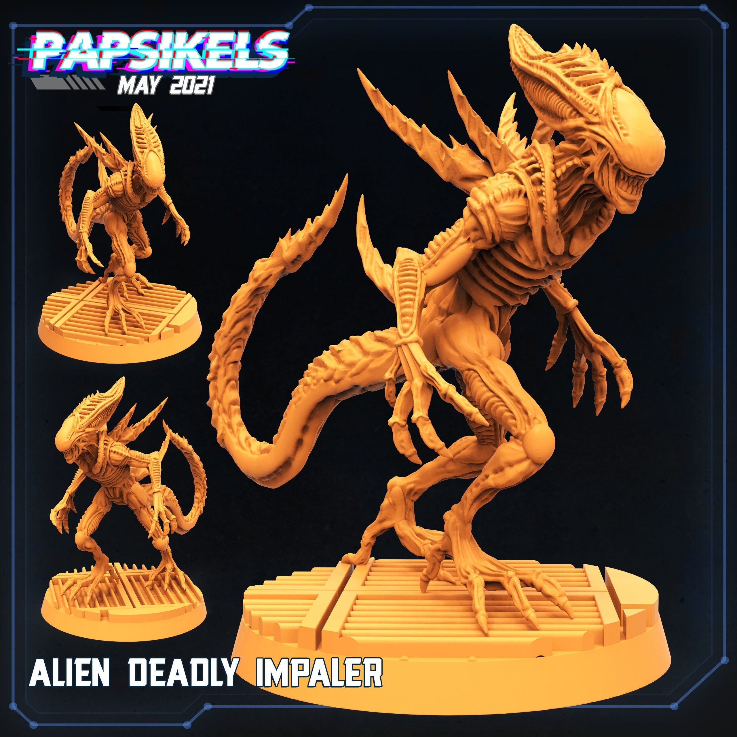 Alien Deadly Impailer by Papsikels Miniatures – Mcgavin Miniatures