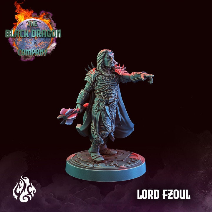 Lord Fzoul from "Black Dragon Company" by Crippled God Foundry Miniatures RPG