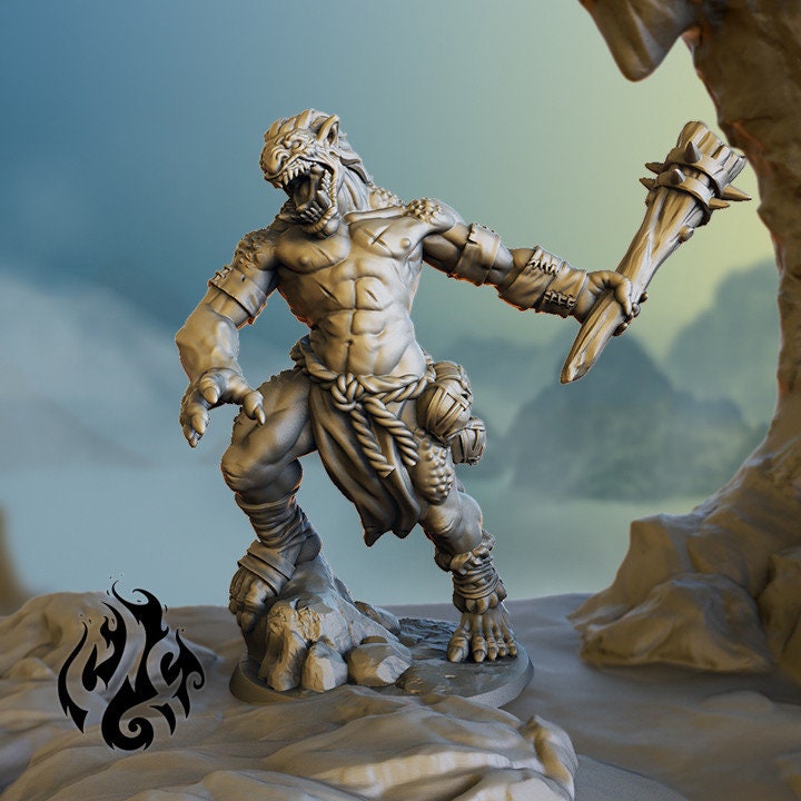 Cave Troll by Crippled God Foundry Miniatures RPG Frostgrave